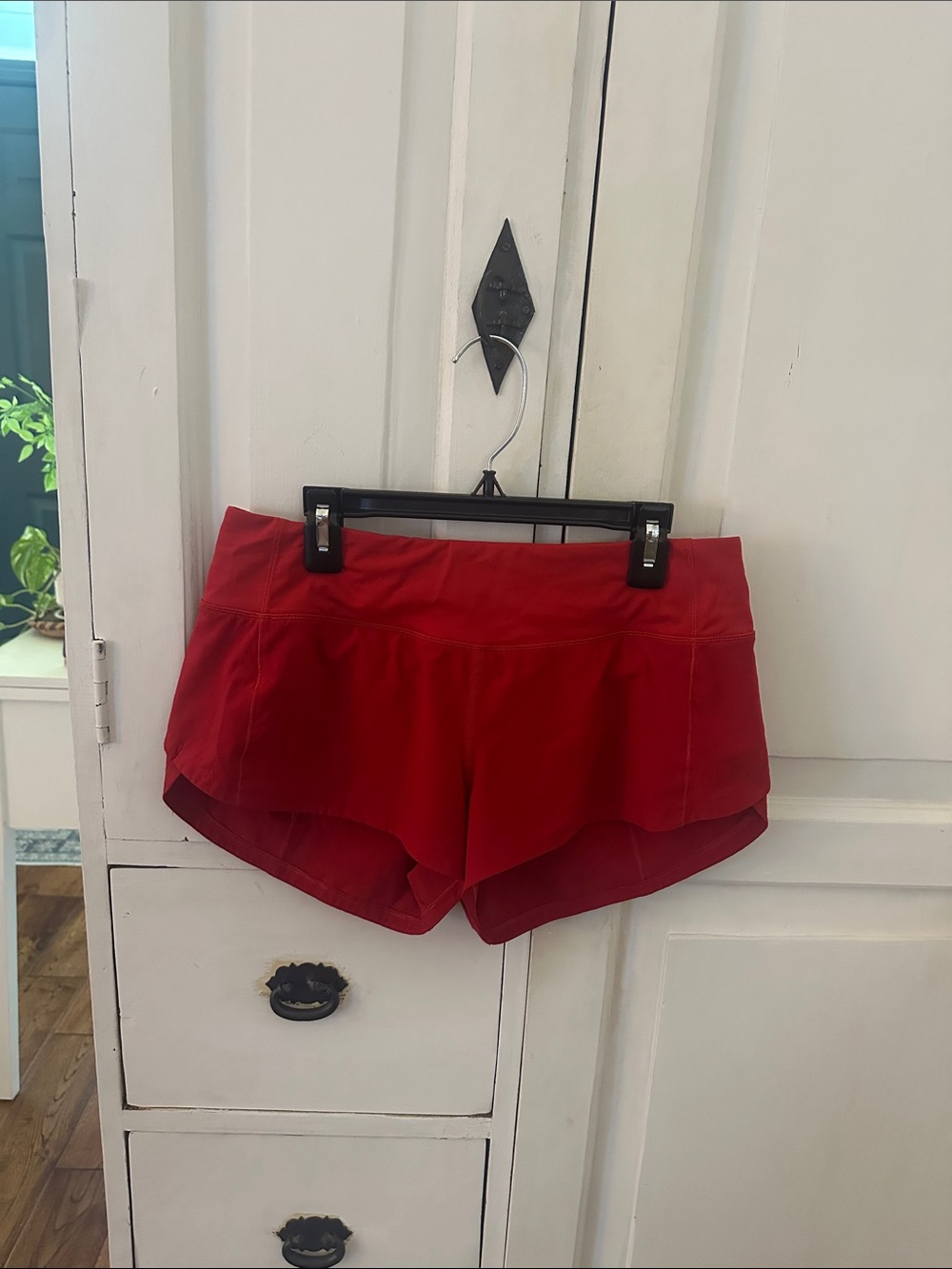 Lululemon Red Speed Shorts